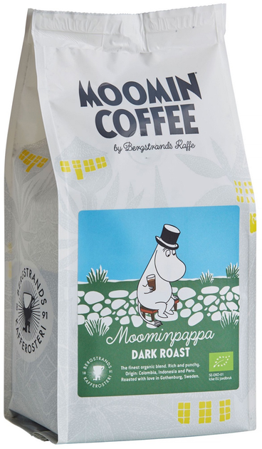 Kawa mielona Bergstrands Kafferosteri Moomin Coffee Moominpappa 250 g (7391508253016) - obraz 2