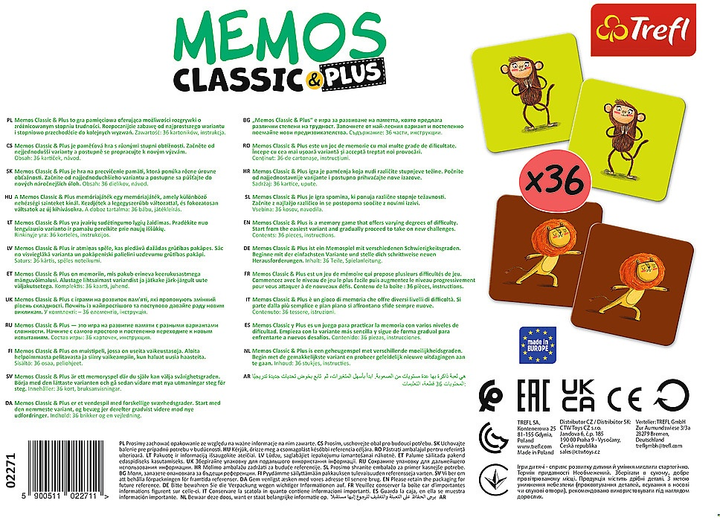 Gra planszowa Trefl Memos Classic i Plus (5900511022711) - obraz 2