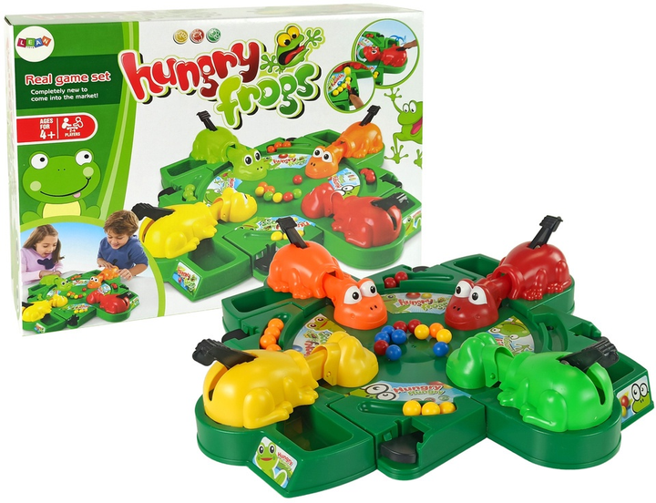 Настільна гра Lean Toys Голодні жабки (5904204754606) - зображення 2