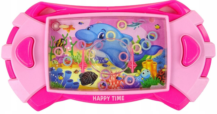 Zabawka interaktywna Lean Toys Konsola z delfinami Różowa (5905515355766) - obraz 1
