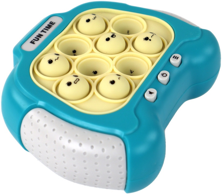 Сенсорна гра Lean Toys Pop-it Консоль Блакитна (5905884452721) - зображення 4
