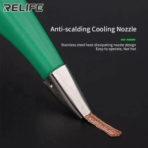 Обплетення для видалення припою, очищувач припою Relife RL-1520 (1.5mm x 2m) - Фото 4 Обплетення для видалення припою, очищувач припою Relife RL-1520 (1.5mm x 2m) - изображение 4