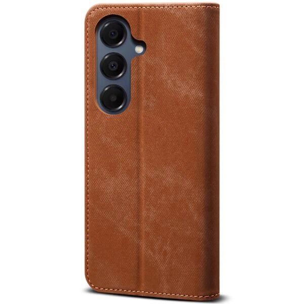 Чехол-книжка с кармашками UniCase Jeans Wallet для Samsung Galaxy A17 (A175) - Coffee - изображение 6