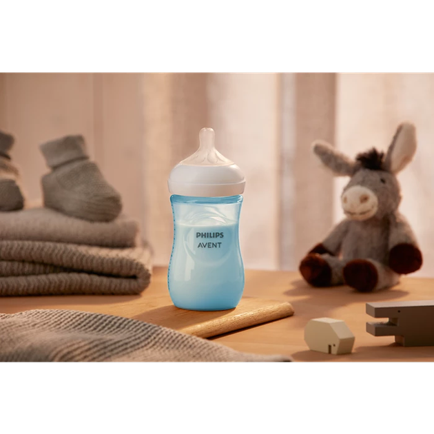 Пляшечка для годування Philips Avent Natural Response 260 мл 1м+ Блакитна SCY903/21 (8710103989677) - зображення 11