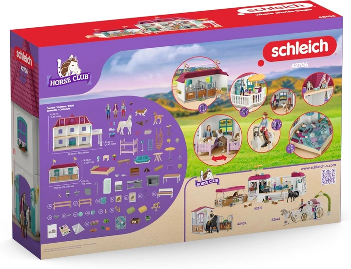 Великий кінний двір з будинком та стайня Schleich 42706 - изображение 11