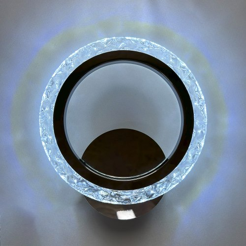 Світильник настінний світлодіодний, бра LUMINARIA EUROPA 12W 2800-6500К 1200Лм R220 ON/OFF CHROME/ICE 220V IP20 - зображення 4