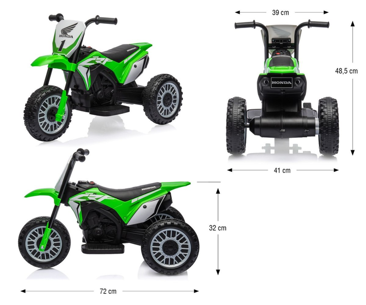 Pojazd na akumulator Milly Mally Motocykl HONDA CRF 450R Green (5901761128598) - obraz 15