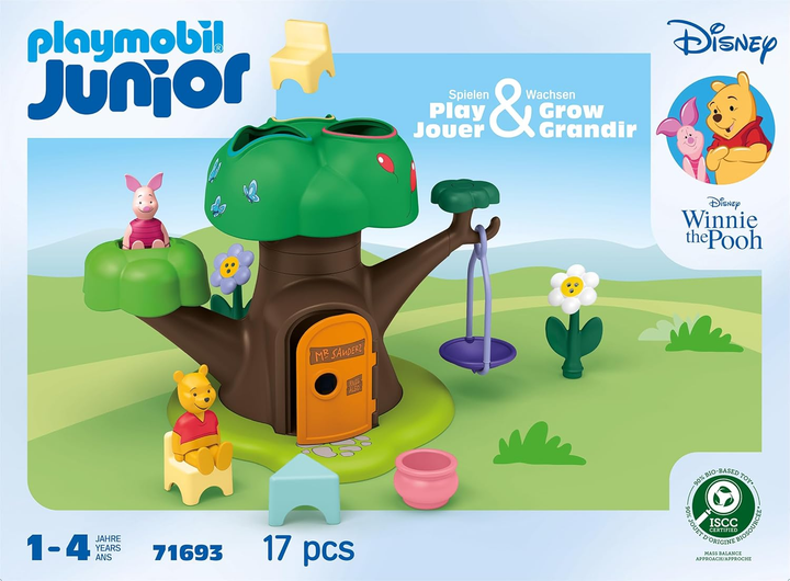 Набір іграшок Playmobil Junior Disney Будиночок на дереві Вінні-Пуха та П’ятачка (71693) (4008789716934) - зображення 2