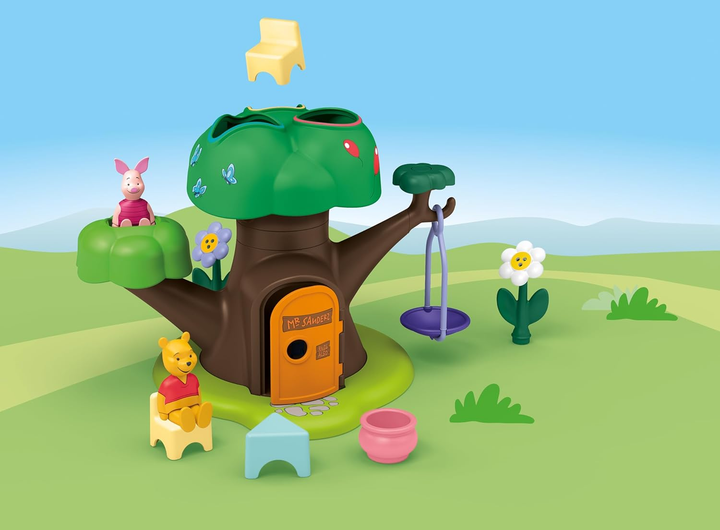 Набір іграшок Playmobil Junior Disney Будиночок на дереві Вінні-Пуха та П’ятачка (71693) (4008789716934) - зображення 5