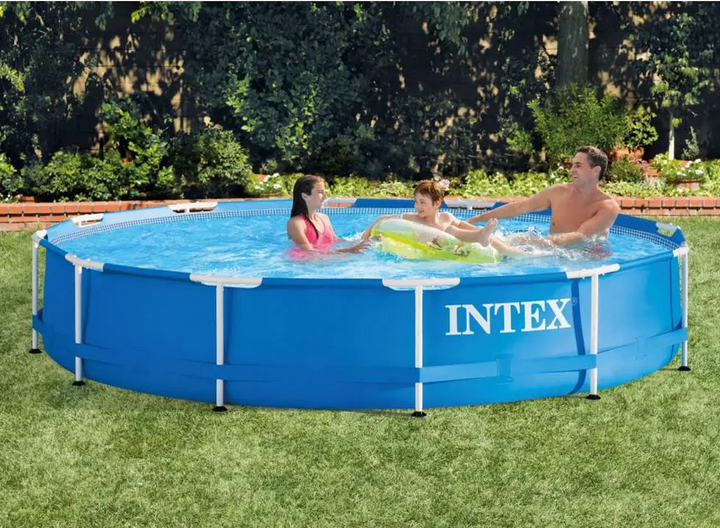 Круглый каркасный бассейн для улицы 305 х 76 см Каркасный бассейн Intex для дома и дачи - изображение 5