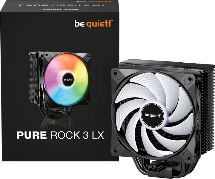 Chłodzenie be quiet! Pure Rock 3 LX Black (4260052192498) - obraz 5