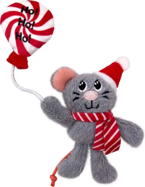 Zabawka dla kotów Kong Holiday Occasions Mouse 18 cm Szara (35585531175) - obraz 2
