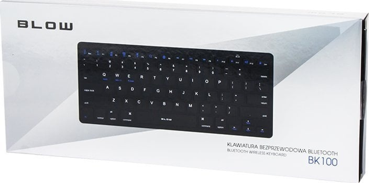 Клавіатура бездротова Blow BK100 Bluetooth Black (78-138#) - зображення 6