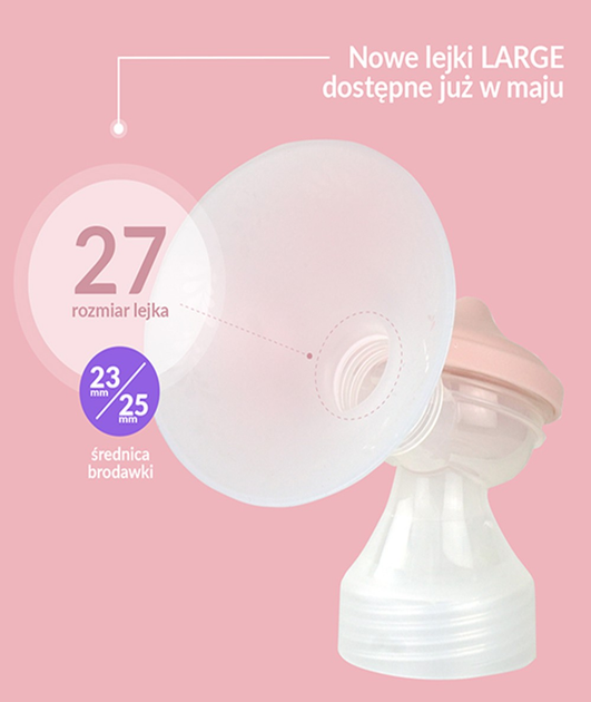 Лійка для молоковідсмоктувачів Neno L силіконова (NEN-MAM-AL003) 27 мм (5902479672991) - зображення 3