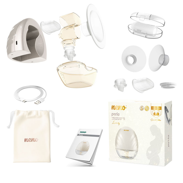 Електронний молоковідсмоктувач Neno Perla handsfree трифазний бездротовий (NEN-MAM-LK015) 120 мл (5902479675565) - зображення 3