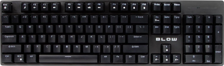 Klawiatura przewodowa Blow Perfectus USB Black (84-224#) - obraz 3
