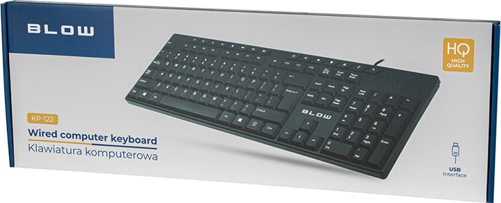 Клавіатура дротова Blow KP-122 USB Black (84-226#) - зображення 5