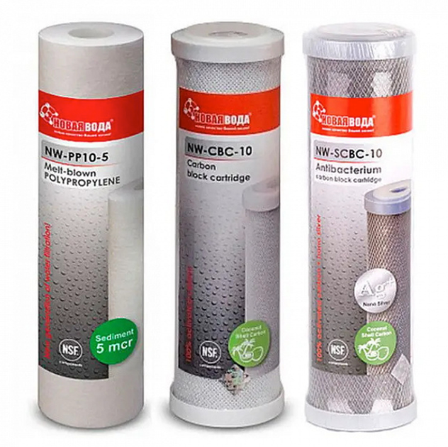 Комплект картриджів Нова Вода NW-K303 (Nano Silver) - зображення 2