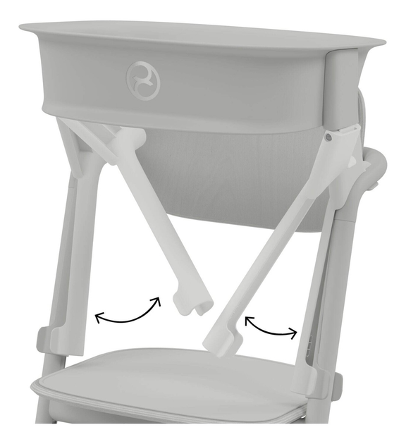 Zestaw wieży do karmienia Cybex do krzesełka Lemo 2.0 Suede Grey 523001325 (4063846445271) - obraz 3