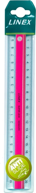 Linijka szkolna Linex S20M 20 cm Pink (5705467064088) - obraz 3
