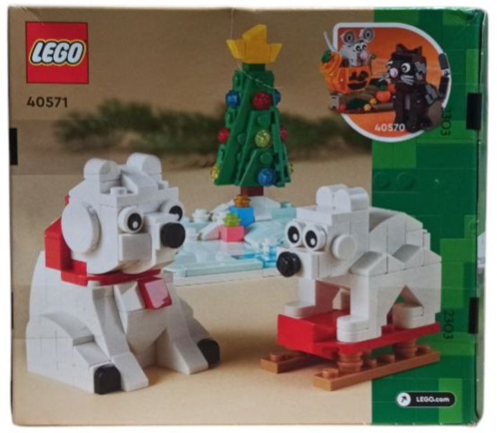 Конструктор LEGO Білі ведмеді взимку 312 деталей (40571) (955555903082681) - Уцінка - зображення 2