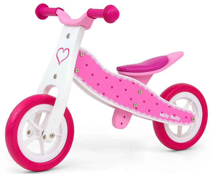 Біговел Milly Mally 2 в 1 Cool Hearts (2772) (5901761125245) - зображення 1