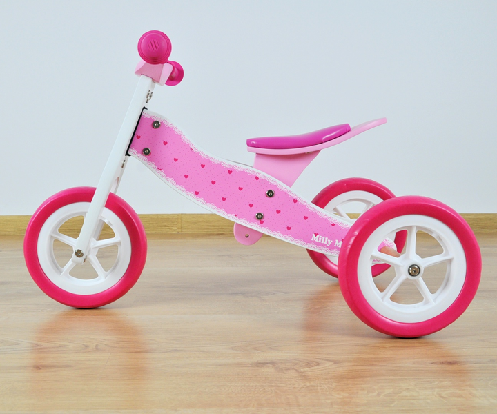 Біговел Milly Mally 2 в 1 Cool Hearts (2772) (5901761125245) - зображення 4