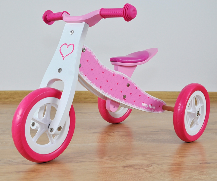 Біговел Milly Mally 2 в 1 Cool Hearts (2772) (5901761125245) - зображення 8