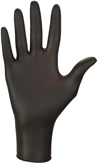 Рукавички Mercator Medical Nitrylex Black нітрилові нестерильні неприпудрені XS 100 шт Чорні (17204100) - зображення 2