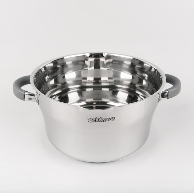 Кастрюля нержавеющая Maestro 200 мм х 3.3 л MR-3507-20 (MR-3507-20) - Фото 2 Кастрюля нержавеющая Maestro 200 мм х 3.3 л MR-3507-20 (MR-3507-20) - изображение 2