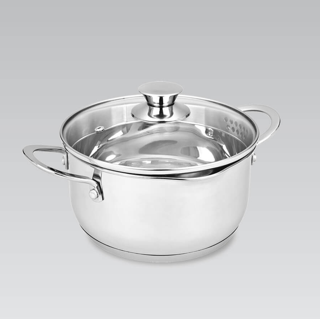 Кастрюля нержавеющая Maestro 180 мм х 2 л MR-3510-18 (MR-3510-18) - изображение 3