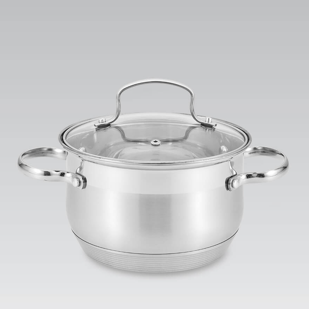 Кастрюля нержавеющая Maestro 240 x 6.5 л (MR-3512-24) - изображение 3