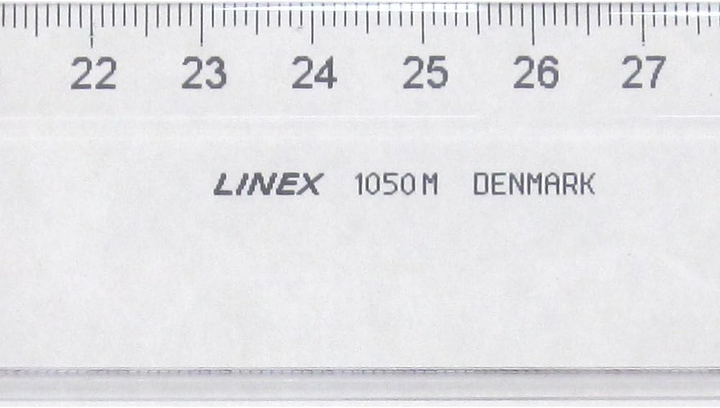 Linijka szkolna Linex 1050M 50 cm Grey (5701221101358) - obraz 5