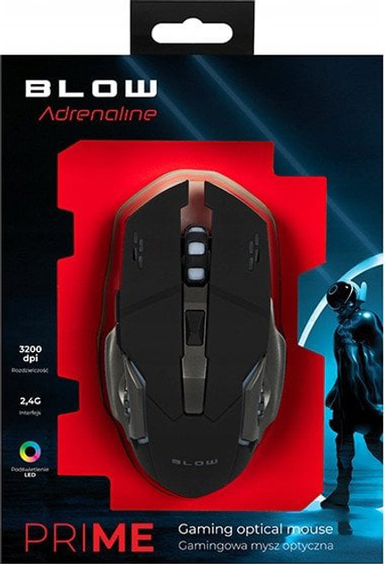 Миша Blow Adrenaline Prime Wireless Black (84-059#) - зображення 5