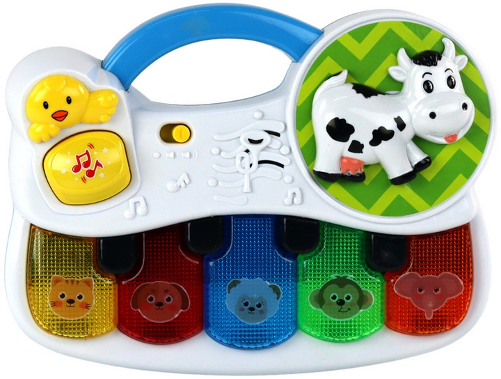 Піаніно для малюка Lean Toys Звірятка 17547 (5905991003960) - зображення 3