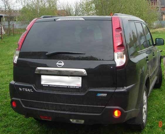 Задние фары альтернативная тюнинг оптика фонари LED на Nissan X-Trail T31 красная 07-14 Ниссан Х-Трейл L0951 - изображение 2