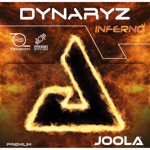 Накладка для ракетки Joola Dynaryz Inferno 2.0, червона - изображение 2