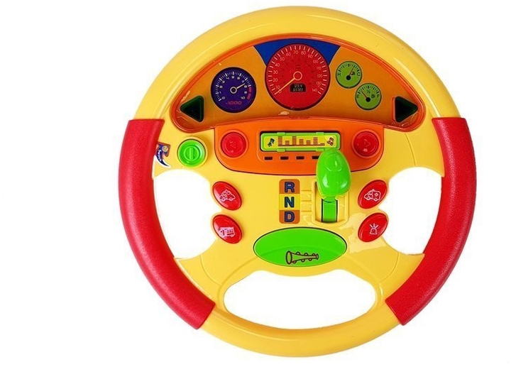 Kierownica edukacyjna LEAN Toys z efektami dźwiękowymi i świetlnymi 6865 (5904665996232) - obraz 4