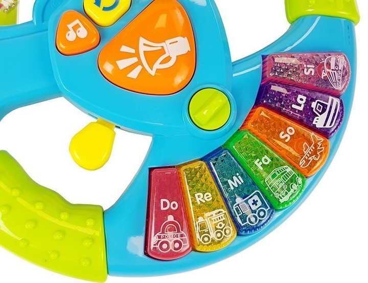 Інтерактивне кермо з піаніно LEAN Toys 7588 (5904665996348) - зображення 4