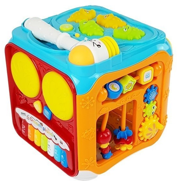 Sorter edukacyjny dla niemowląt LEAN Toys z dźwiękami i światłami 8303 (5903802456820) - obraz 3