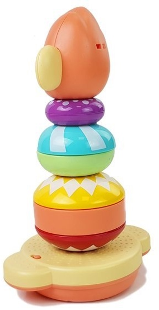 Розвиваюча пірамідка LEAN Toys Мавпочка зі звуками та навчальним рахунком 7387 (5908275999003) - зображення 6