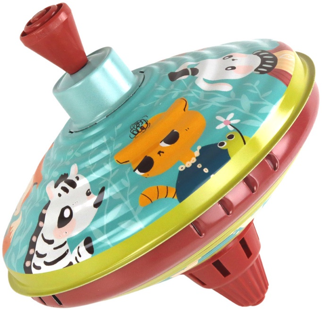 Металева дзиґа LEAN Toys Тваринки 17499 (5905991003489) - зображення 3