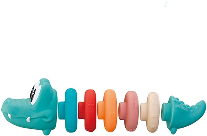 Piramidka miękka edukacyjna LEAN Toys Krokodyl 20458 (5905991027454) - obraz 3
