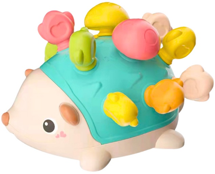 Zabawka sensoryczna dla niemowląt LEAN Toys Jeżyk z patyczkami Kolorowa 21213 (5905991037088) - obraz 3