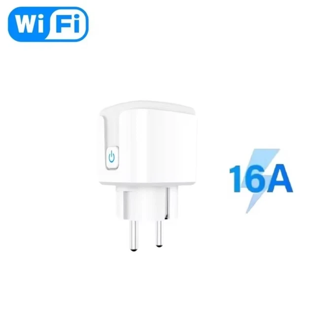 Розумна WiFi розетка Smart 16А 3680Вт з моніторингом енергоспоживання Управління через телефон Біла - Фото 4 Розумна WiFi розетка Smart 16А 3680Вт з моніторингом енергоспоживання Управління через телефон Біла - зображення 4