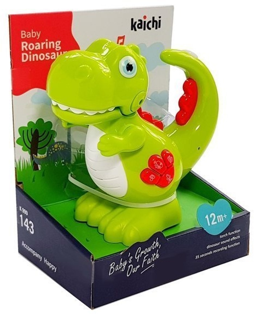 Інтерактивна іграшка LEAN Toys Ревучий динозавр Зелений 5598 (5905991031963) - зображення 1