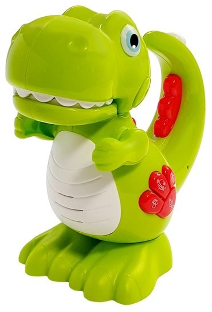 Інтерактивна іграшка LEAN Toys Ревучий динозавр Зелений 5598 (5905991031963) - зображення 3