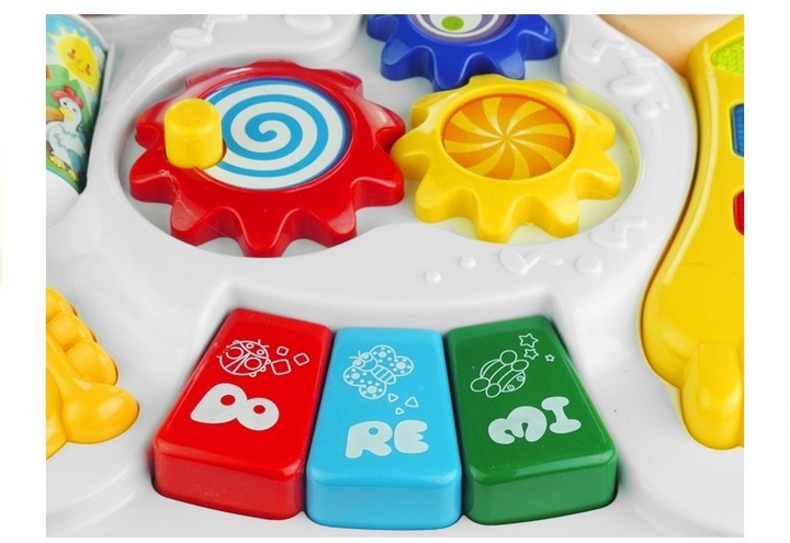 Багатофункціональний столик LEAN Toys 2в1 з жирафом 771 (5904665996195) - зображення 8