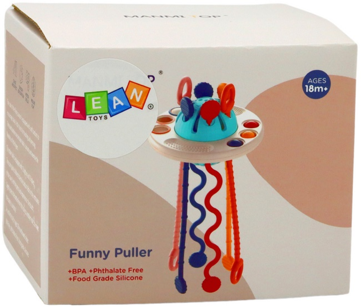 Gryzak sensoryczny dla niemowląt LEAN Toys Statek kosmiczny 19695 (5905991010708) - obraz 1