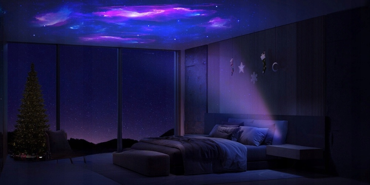Projektor gwiazd Aurelis Galaxy 2 Czarny (5905523420272) - obraz 7